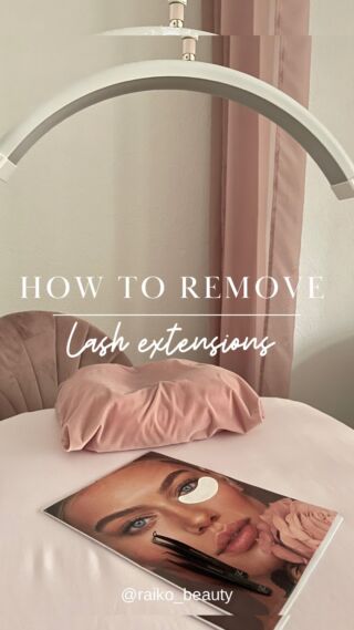 How to remove lash extensions carefully and safety with Swiss Lashes remover 🤍 

#raikobeauty #swisslashes #extensiondecilslausanne