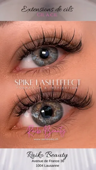 🎥✨ Derrière la magie du regard intense…
Voici comment je crée les fameux piques pour le Spike Lash Effect – une technique précise, audacieuse et ultra tendance. 💥

Tu veux apprendre à maîtriser cet effet signature ? 👁💎
📩 Écris-moi en DM pour tous les détails sur la formation de perfectionnement Spike Lash Effect.

📍 Bientôt disponible à l’Institut Académie Raiko Beauty
Avenue de France 36, 1004 Lausanne
🔜 Lancement officiel très bientôt… reste connectée !

#SpikeLashEffect #RaikoBeautyAcadémie #FormationLashArtist #ExtensionsDeCilsLausanne #LashAcademySuisse #PerfectionnementCils #LashTrainer #EffetPoupée #LashStyling #LausanneBeauty