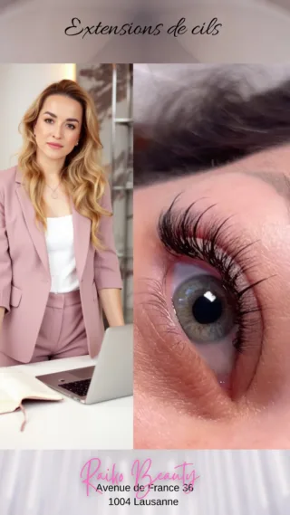 👁✨ À Lausanne, un lieu où la beauté du regard devient un art… ✨👁
Plongez dans l’univers de Raiko Beauty, votre institut dédié à l’extension de cils et à la mise en valeur du regard. 💫

📍 Avenue de France 36, 1004 Lausanne

💎 Expertise sur-mesure
💎 Résultats élégants et durables
💎 Un espace chic & cocooning rien que pour vous

Parce que chaque regard mérite d’être sublimé avec soin, précision et passion.
📲 Prenez rendez-vous dès maintenant – vos cils vous diront merci !