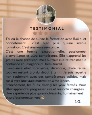 💫 La meilleure motivation pour une formatrice ? Vos retours !
Merci à toutes mes élèves pour leur confiance 🙏💖
Vos avis me poussent à m’élever toujours plus haut, à continuer de grandir avec vous et à créer des formations toujours plus enrichissantes ✨
Chaque succès partagé est une victoire commune — et je suis tellement heureuse de faire partie de votre parcours 💕
#lashtraining #lashacademy #raikobeauty #lashartist #lashqueen #formationcil #motivation #beautylausanne #lashjourney