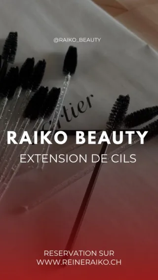 Élevez votre regard au rang d’art avec Raiko Beauty ✨

Chaque regard raconte une histoire… 💫
1️⃣ Consultation & diagnostic sur-mesure : choix de l’effet Wispy, adapté à la longueur et à la forme unique des yeux de notre cliente. Discussion de l’épaisseur et du style pour un résultat personnalisé et harmonieux.
2️⃣ Application en douceur : un moment calme, sécurisé et ultra-précis, où chaque cil trouve sa place. 🤍
3️⃣ Le résultat final : un regard légèrement aérien, sophistiqué et irrésistiblement Wispy — la signature Raiko Beauty. ✨

💻 Réservez votre moment exclusif sur www.reineraiko.com
📍 Raiko Beauty – Lausanne, Suisse

#RaikoBeauty #WispyLashes #LashArtistry #LuxuryLashes #LashGoals #CilsDeRêve #LausanneBeauty #SignatureRaiko #ElevateYourLook

Merci @aslashes_nails pour ta confiance 🤍